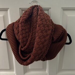 Chunky Cable-Knit Infinity Scarf